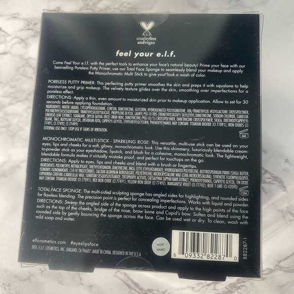 ELF Feel Your e.l.f. Poreless Putty Primer Monochromatic stick total face Sponge - Picture 5 of 5